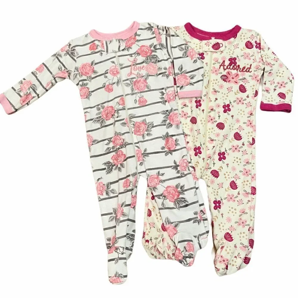 𝅺NWT Bundle Floral Sleepers